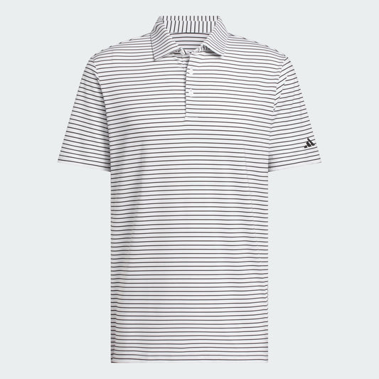 Adidas 2 Colour Stripe Polo Shirt Men's (White Black KF0393)