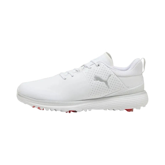 Puma Fusion Grip St Golf Shoes Men's (White Silver Grey)