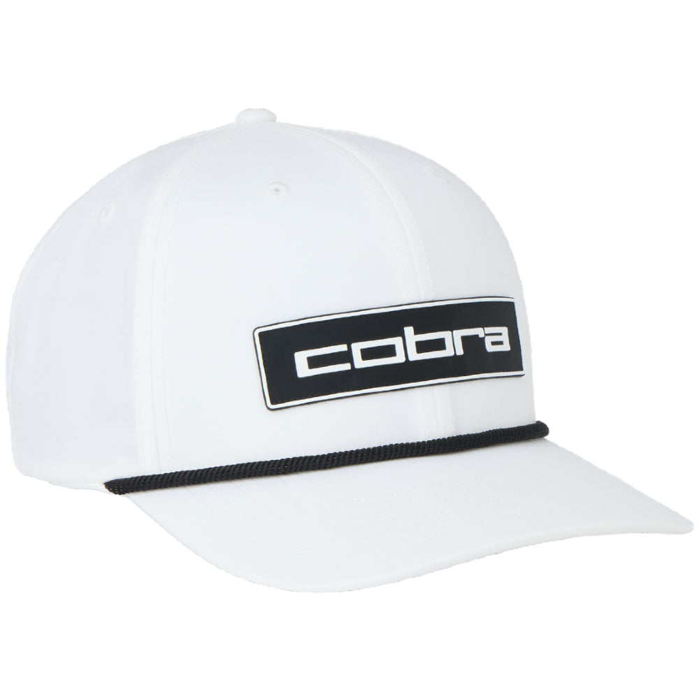Cobra Tour Tech Rope Golf Cap Men's (White Black)