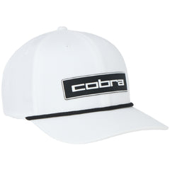Cobra Tour Tech Rope Golf Cap Men's (White Black)