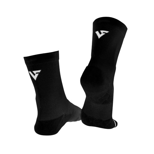 Velocity Performance Crew Sock Unisex (Black White)