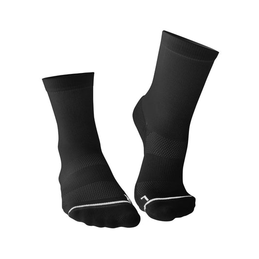 Velocity Performance Crew Sock Unisex (Black White)