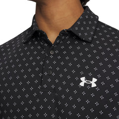 Under Armour Playoff 3.0 Print Polo Shirt Men's (Black White 017)