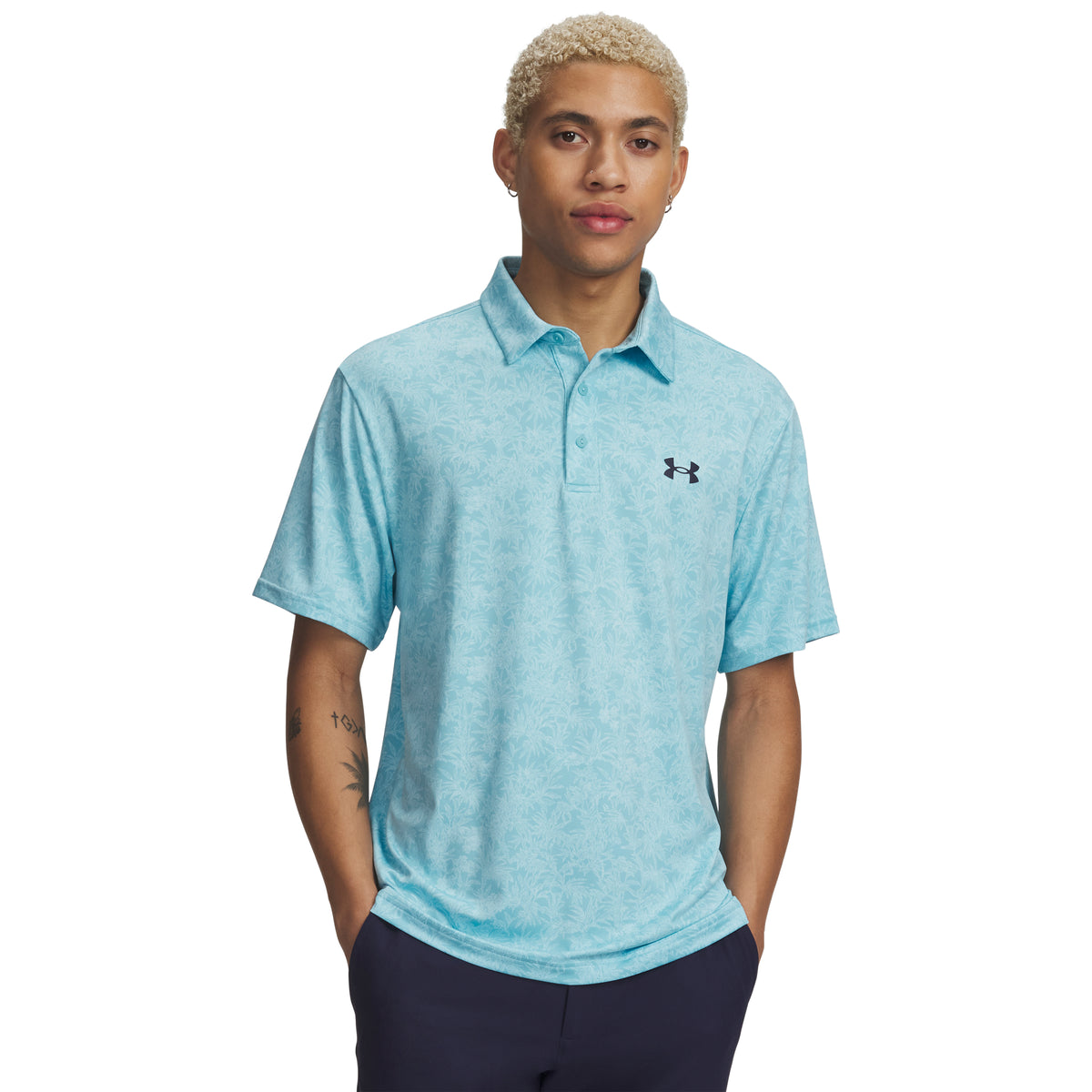 Under Armour Playoff 3.0 Print Golf Polo Men's (Blue 428)