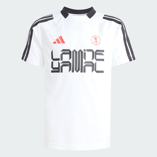 Adidas Lamine Yamal Training T-Shirt Kid's (White KD6433)