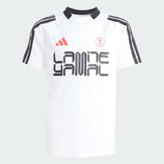 Adidas Lamine Yamal Training T-Shirt Kid's (White KD6433)