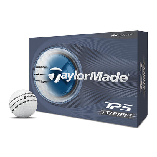 Taylor Made TP5 Stripe Golf Balls 2026 x 12