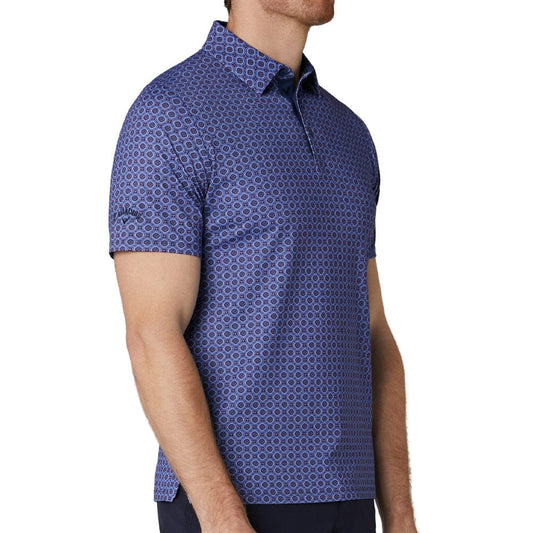Callaway Golf Club Print Polo Shirt Men's (Peacoat Navy 410)