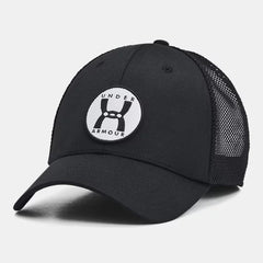 Under Armour Essential Mid Trucker Hat Men's (Black White 001)
