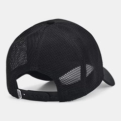 Under Armour Essential Mid Trucker Hat Men's (Black White 001)