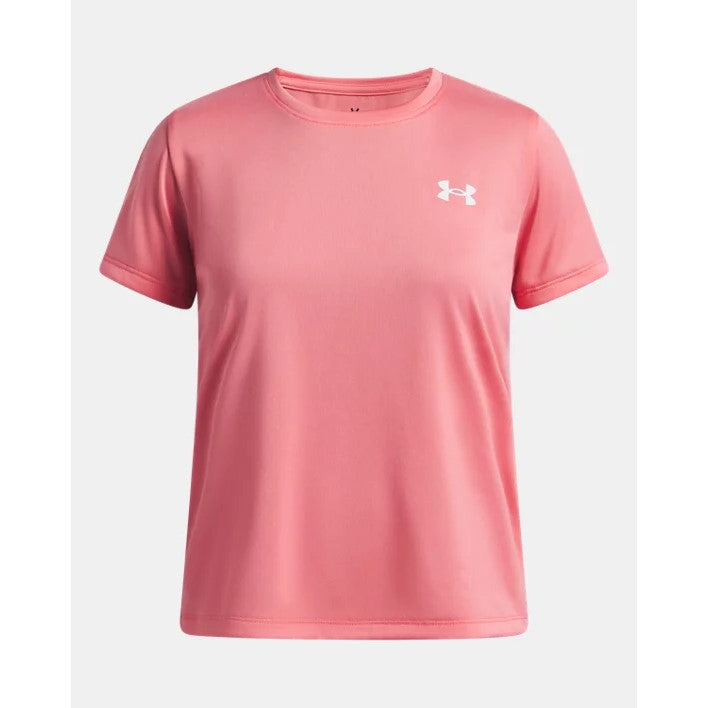 Under Armour Tech T-Shirt Girl's (Pink White 600)