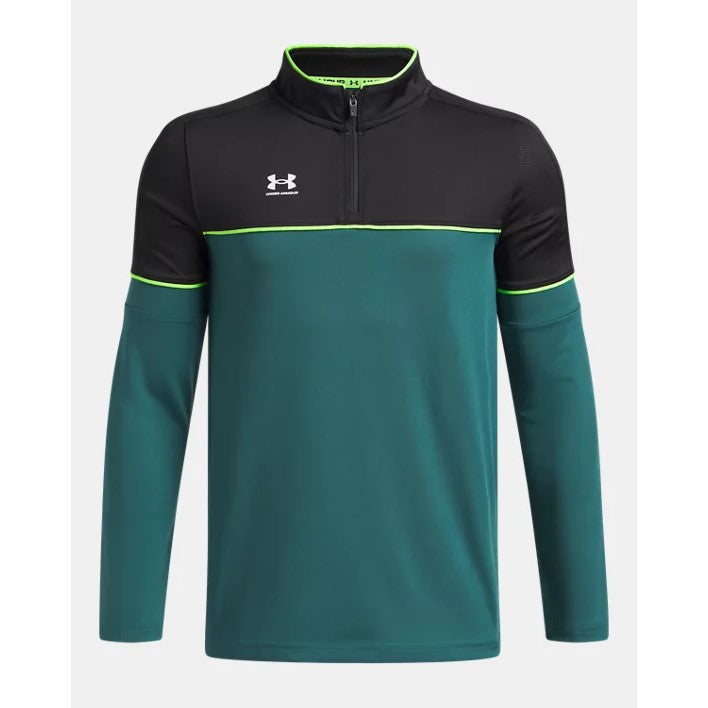 Under Armour Challenger Half Zip Top Boy's (Green White 336)