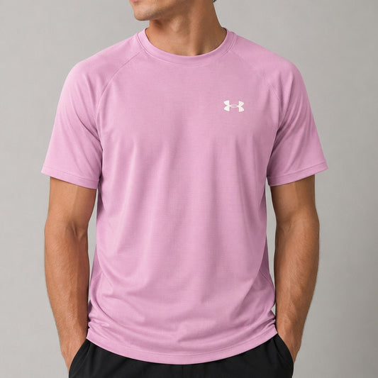 Under Armour Tech Textured T-Shirt Men's (Pink 669)