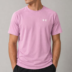 Under Armour Tech Textured T-Shirt Men's (Pink 669)