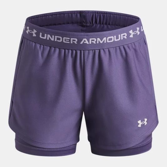 Under Armour Play Up 2 in 1 Shorts Girls' (Purple 520)