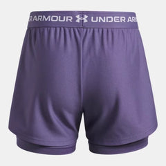 Under Armour Play Up 2 in 1 Shorts Girls' (Purple 520)
