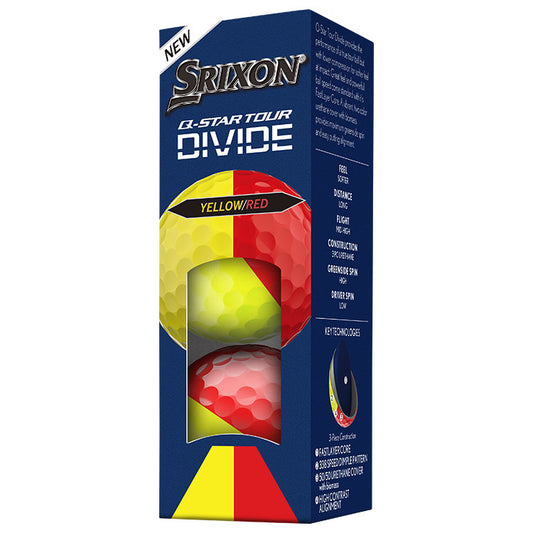 Srixon Q Star T Divide Golf Balls x 3