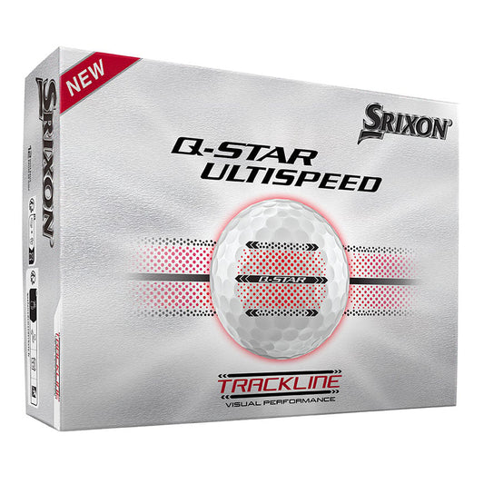 Srixon Q Star Ultispeed Trackline Golf Balls x 12