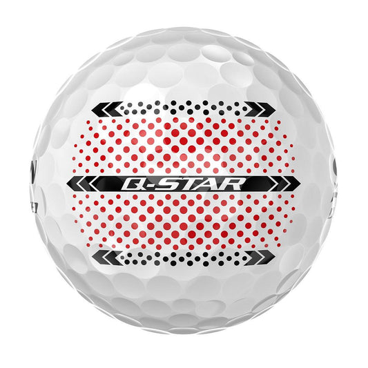 Srixon Q Star Ultispeed Trackline Golf Balls x 3