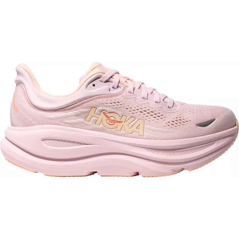 Hoka Bondi 9 Running Shoes Women's (Lilac Cream Tangerine Glow)