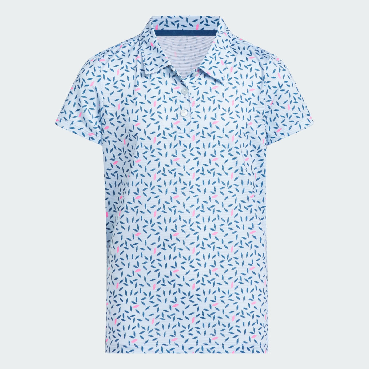 Adidas Printed Polo Shirt Girls (Crystal Sky JY590)