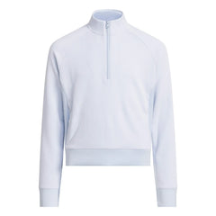 Adidas Textured Quarter Zip Girls' (Sky JY5795)
