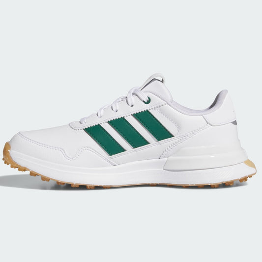 Adidas S2G 26 Spikeless Golf Shoes Junior (White Green JQ3460)
