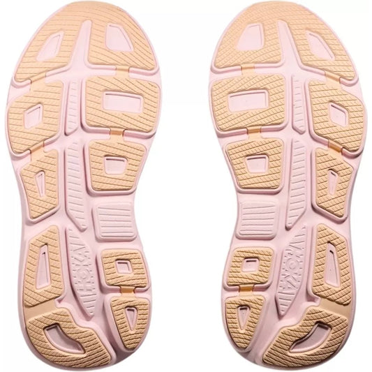 Hoka Bondi 9 Running Shoes Women's UK9.5-10.5 (Lilac Cream Tangerine Glow)