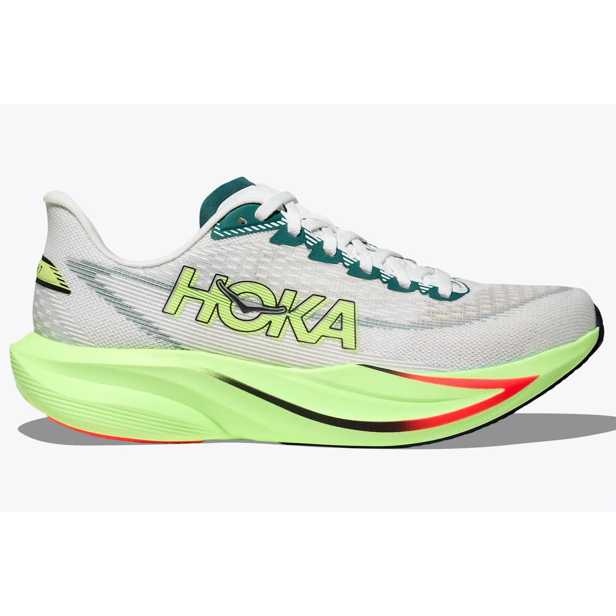 Hoka Mach 7 Running Shoes Men's (Frost Neon Yuzu)