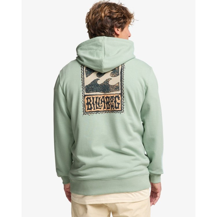 Billabong Stamp Pullover Hoodie Men's (Green GEH0)
