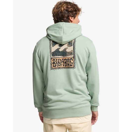 Billabong Stamp Pullover Hoodie Men's (Green GEH0)