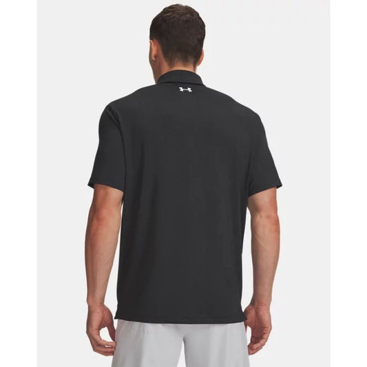 Under Armour Playoff Jacquard Polo Shirt Men's (Black 004)