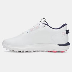 Under Armour Drive Fade 2 Spikeless Golf Shoes Women's (White Pink 100)