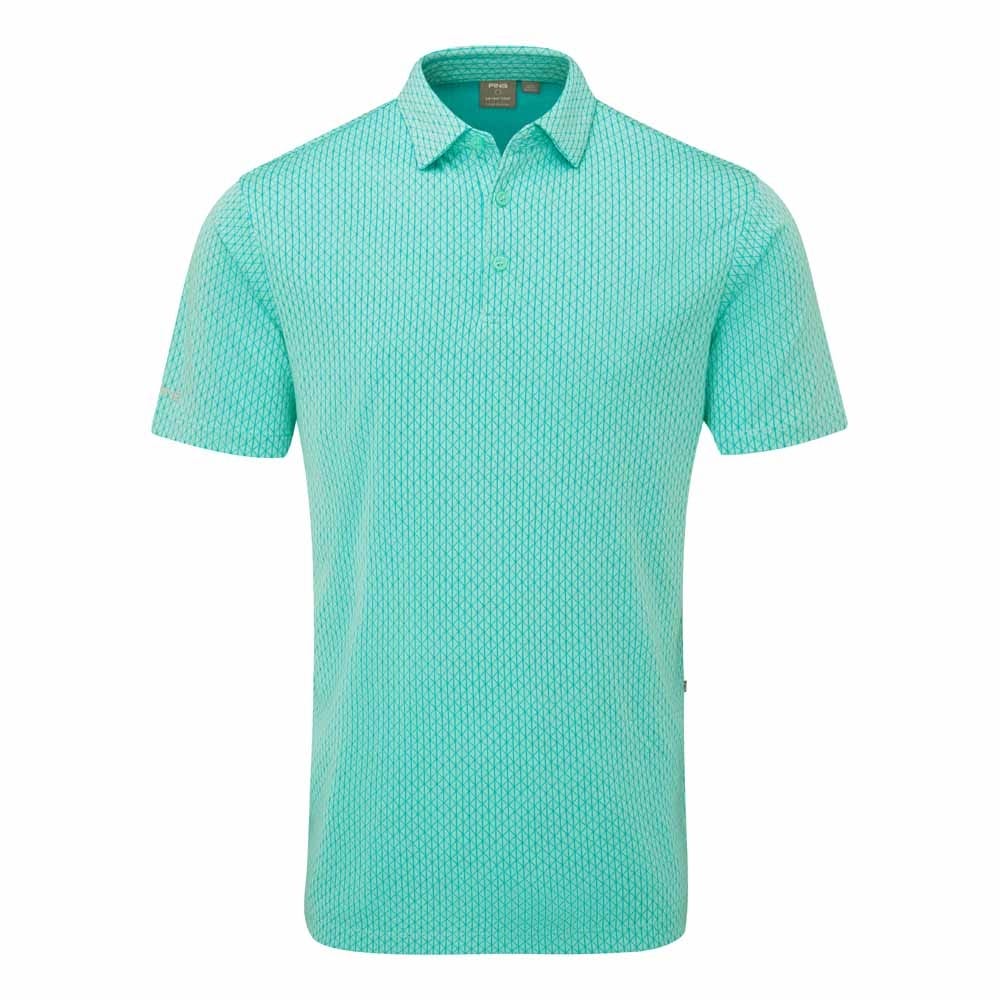 Ping Hershel Golf Polo Shirt Men's (Green Bay Multi 17)