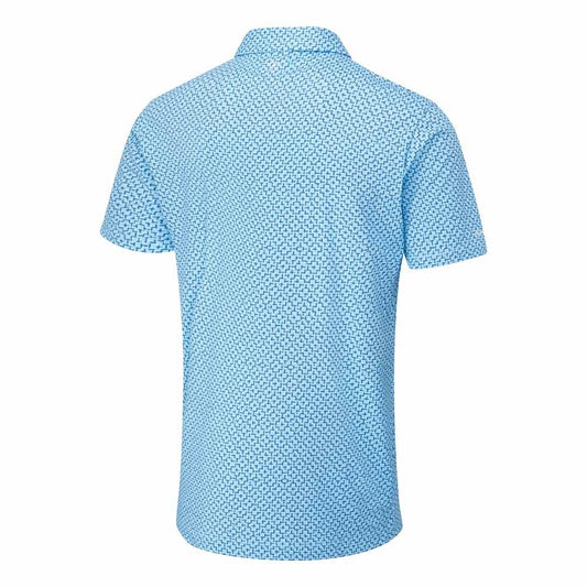 Ping Ephron Golf Polo Shirt Men's (Baltic Sea Multi)