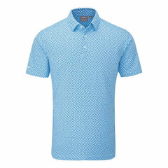 Ping Ephron Golf Polo Shirt Men's (Baltic Sea Multi)