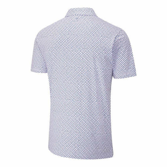 Ping Ephron Golf Polo Shirt Men's (White Pink Haze)