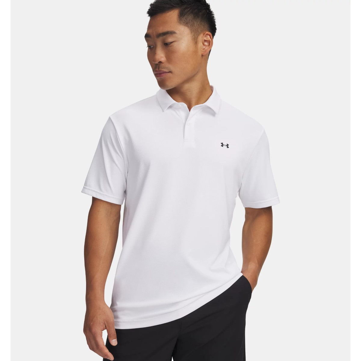 Under Armour Tee To Green Pique Polo Shirt Men's (White 100)
