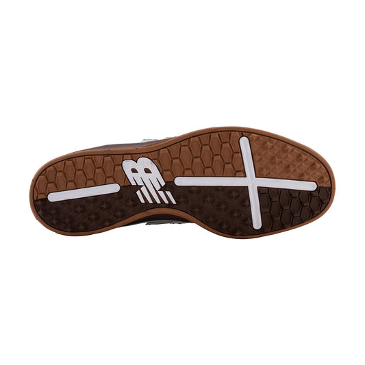 New Balance 480 Spikeless Golf Shoes Men's Wide (White Brown)