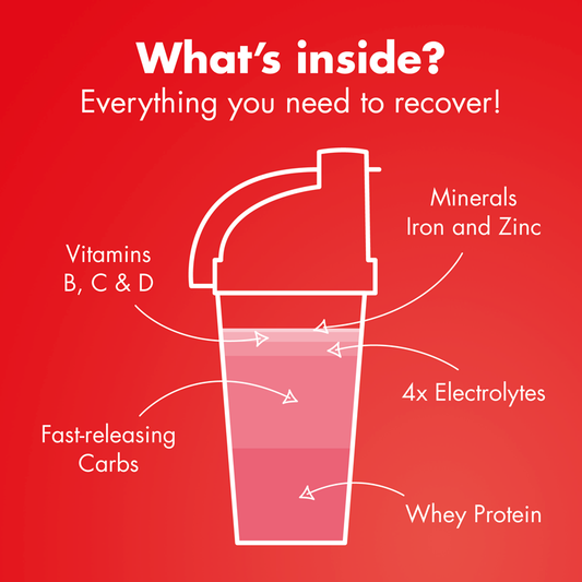 High 5 Recovery Drink Whey Protein 450g (Strawberry Milkshake)