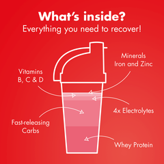 High 5 Recovery Drink Whey Protein 450g (Strawberry Milkshake)