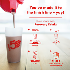 High 5 Recovery Drink Whey Protein 450g (Strawberry Milkshake)