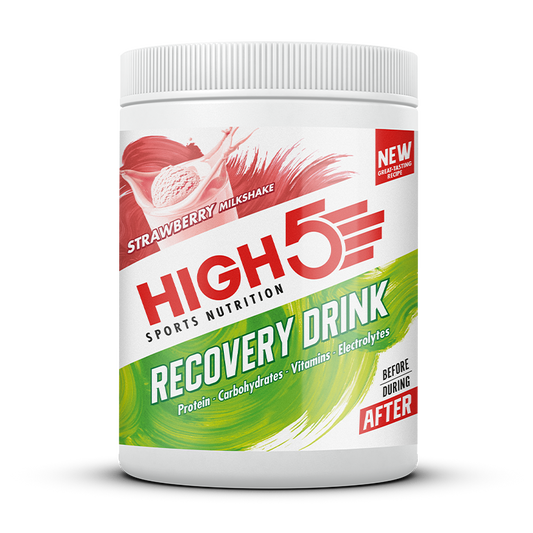 High 5 Recovery Drink Whey Protein 450g (Strawberry Milkshake)