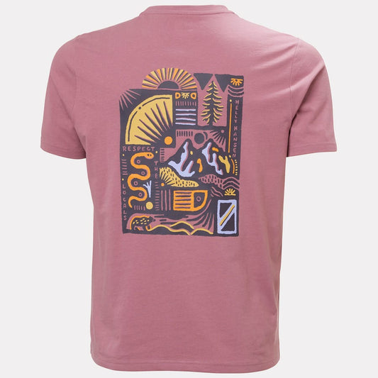 Helly Hansen Massif Graphic T-Shirt Men's (Berry 664)