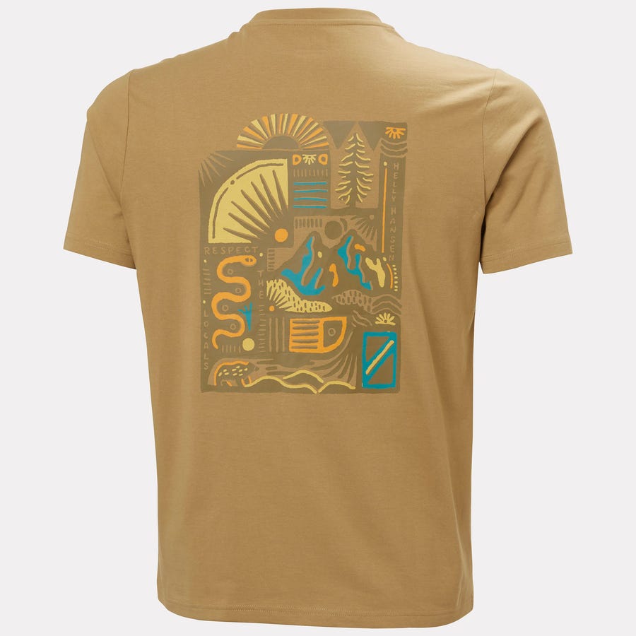 Helly Hansen Massif Graphic T-Shirt Men's (Brown 764)