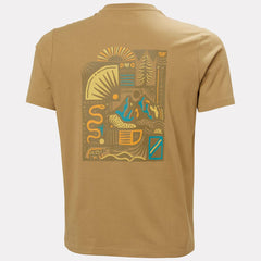 Helly Hansen Massif Graphic T-Shirt Men's (Brown 764)