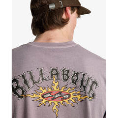 Billabong Burn Out T-Shirt Men's (Purple SKW0)