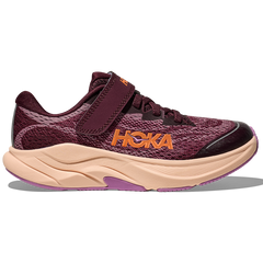 Hoka Rincon 4 Running Shoes Little Kid's (Black Cherry Mauve BMV)
