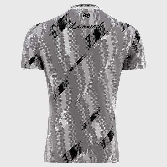 O'Neills Limerick GAA Training Jersey Men's (Grey Black)
