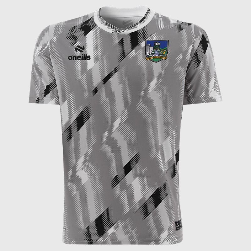 O'Neills Limerick GAA Training Jersey Men's (Grey Black)
